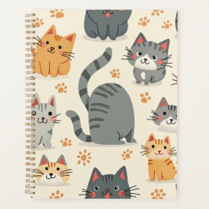 niedlicher Katzenplaner Planer