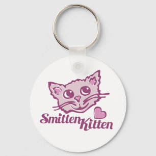 Niedlicher Katzenrosa-Schlüsselanhänger Schlüsselanhänger