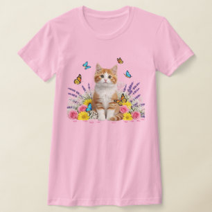 Niedlicher Katzenschuh-T - Shirt