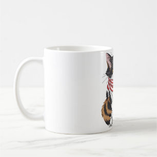 niedlicher Katzensommertag - US-Gedenktag Kaffeetasse