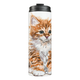 Niedlicher Katzenwärmer Thermosbecher