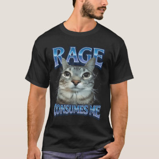 Niedlicher Katzenwut-Konsumiert-Mich-Alberne-Starr T-Shirt