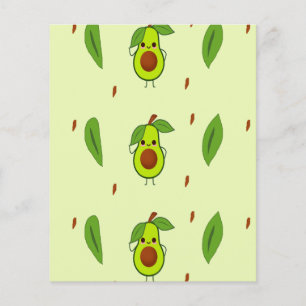 Niedlicher Kawaii-Avocado