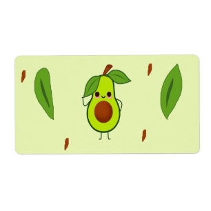 Niedlicher Kawaii-Avocado