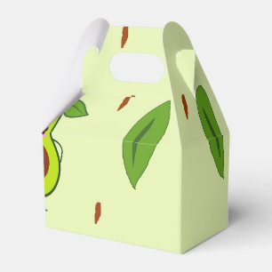 Niedlicher Kawaii-Avocado Geschenkschachtel