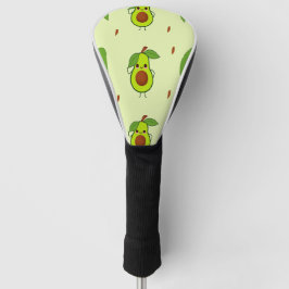 Niedlicher Kawaii-Avocado Golf Headcover