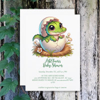 Niedlicher Kawaii Baby Alligator mit Babydusche