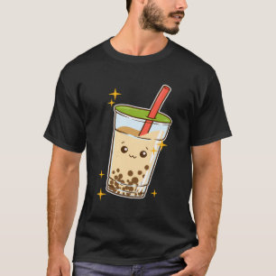 Niedlicher Kawaii Bubble Tea Boba Lover Milk Tee T