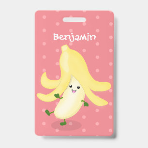 Niedlicher Kawaii-Cartoon Ausweis