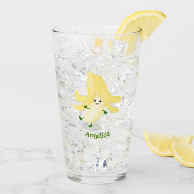 Niedlicher Kawaii-Cartoon Glas (Rückseite Ice)