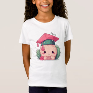 Niedlicher Kawaii Cartoon Personalisierter Abschlu T-Shirt