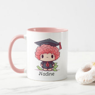Niedlicher Kawaii Cartoon Personalisierter Abschlu Tasse
