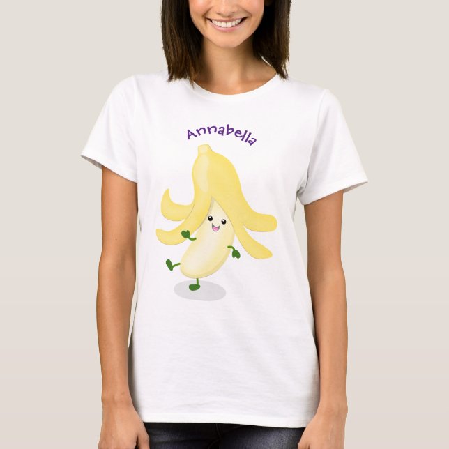Niedlicher Kawaii-Cartoon T-Shirt (Vorderseite)