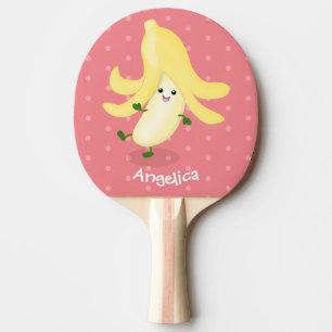 Niedlicher Kawaii-Cartoon Tischtennis Schläger