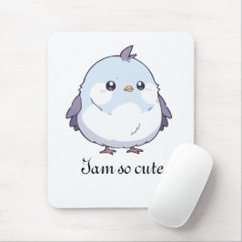 Niedlicher Kawaii Chubby Bird Cartoon - Adorable P Mousepad
