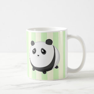 Niedlicher Kawaii chubby Pandabär Kaffeetasse