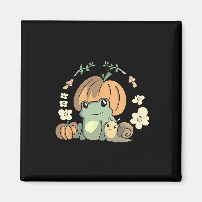 Niedlicher Kawaii-Fall-Tiefenfaser-Ästhetik Magnet (Vorne)
