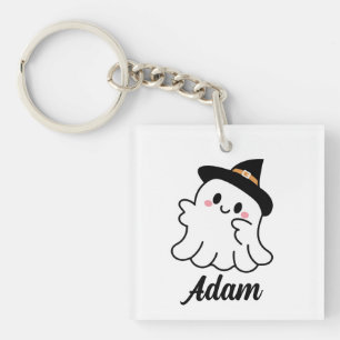 Niedlicher Kawaii Halloween Individuelle Name Schl Schlüsselanhänger