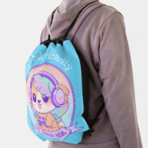 Niedlicher Kawaii Hund mit Wings Gamer Girl Gesche