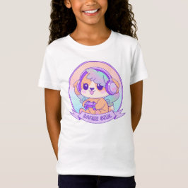 Niedlicher Kawaii Hund mit Wings Gamer Girl Gesche T-Shirt