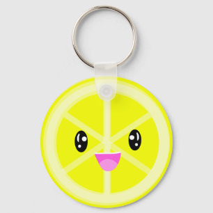 Niedlicher Kawaii-Lemon Schlüsselanhänger