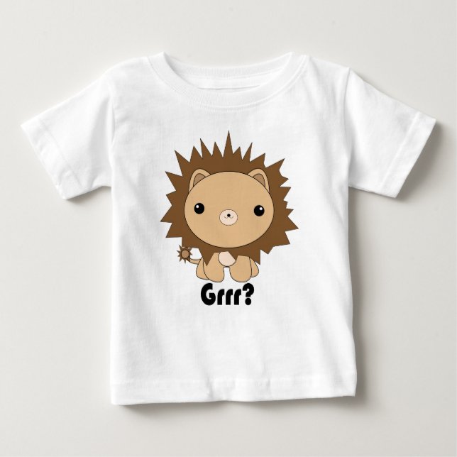 Niedlicher Kawaii Löwe Grrr? T - Shirt (Vorderseite)