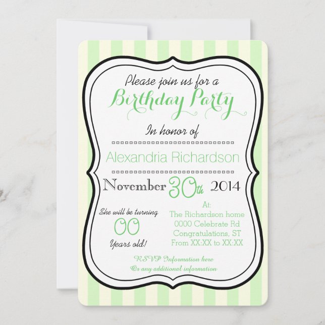 Niedlicher Kawaii-Panda-Geburtstag Einladung (Vorderseite)