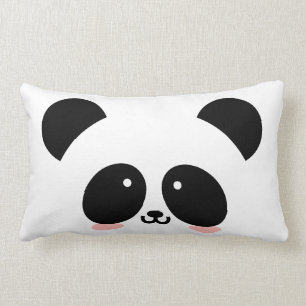 Niedlicher Kawaii-Panda  Name hinzufügen Lendenkissen