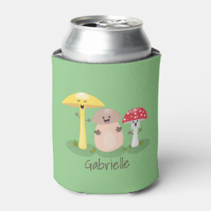 Niedlicher Kawaii-Pilz-Toadstool-Cartoon Dosenkühler