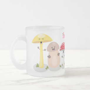 Niedlicher Kawaii-Pilzpilz Mattglastasse