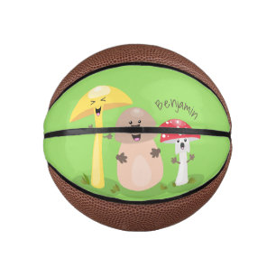 Niedlicher Kawaii-Pilzpilz Mini Basketball