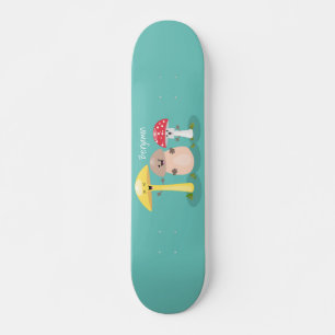 Niedlicher Kawaii-Pilzpilz Skateboard