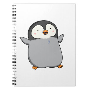 Niedlicher Kawaii-Pinguin Notizblock
