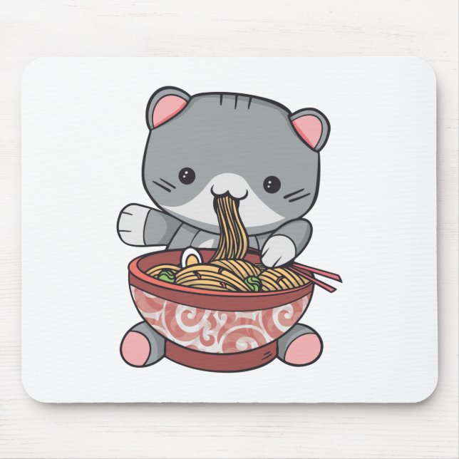 niedlicher Kawaii-Ramen Mousepad (Vorne)