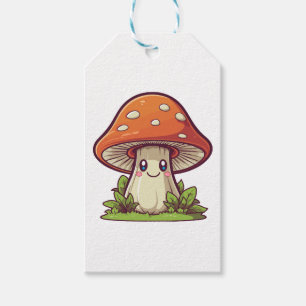 Niedlicher kawaii-Stil, Pilzforte Geschenkanhänger