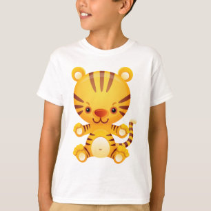 Niedlicher Kawaii Tiger T-Shirt