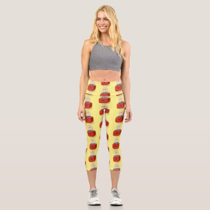 Niedlicher Kawaii-Toast und Cartoon für Rottoaster Capri Leggings