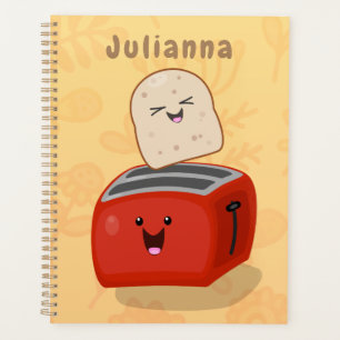 Niedlicher Kawaii-Toast und Cartoon für Rottoaster Planer