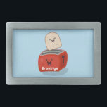 Niedlicher Kawaii-Toast und Cartoon für Rottoaster Rechteckige Gürtelschnalle<br><div class="desc">Für ein glückliches Frühstück! Mit einem niedlichen Stück Toast,  der aus einem roten Toaster im zauberhaften Cartoon-Stil springt!</div>