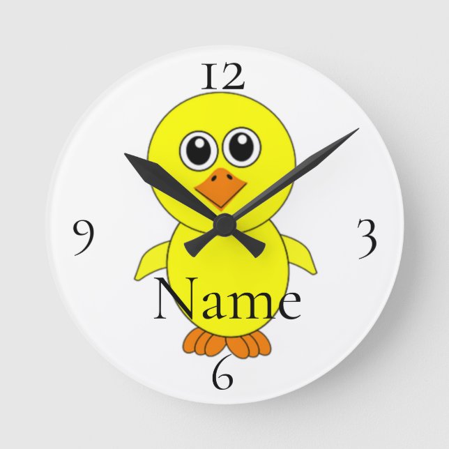 Niedlicher Kick-Thunder_Cove Runde Wanduhr (Vorderseite)