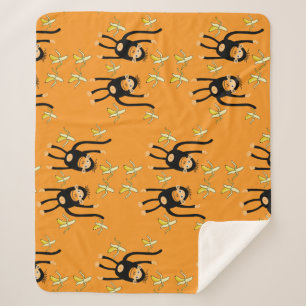 Niedlicher Kid Monkey Sherpadecke