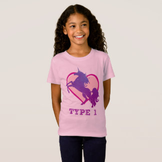 Niedlicher Kinderdiabetes-T-Shirt Typ- T-Shirt