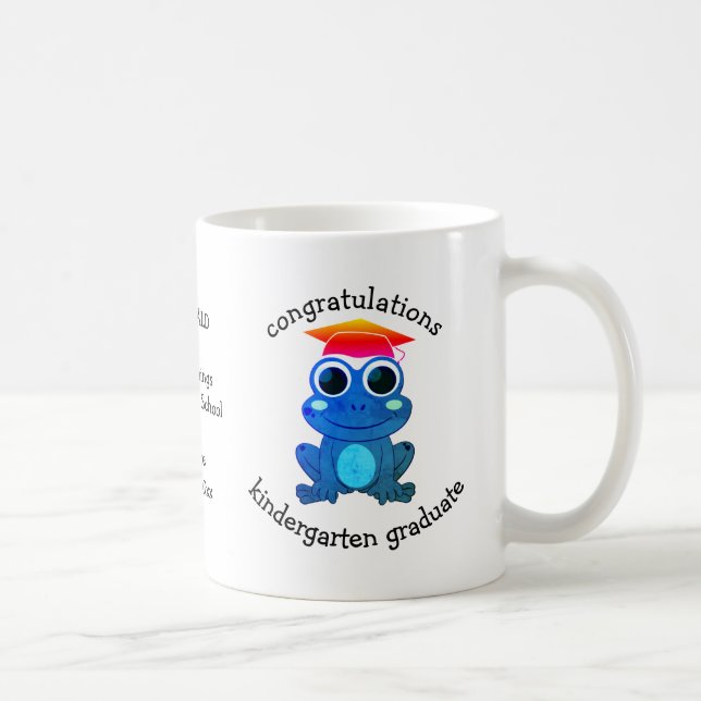 Niedlicher Kindergarten Kindergarten-Abschluss Kaffeetasse (Rechts)