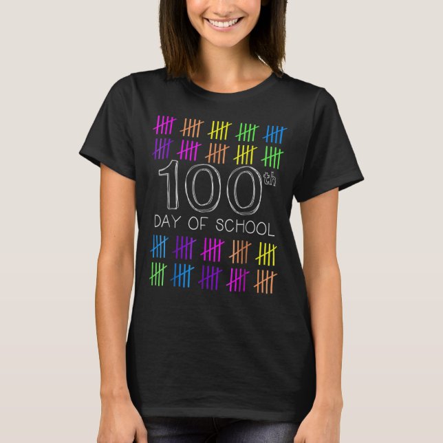 Niedlicher Kindergarten Vorschule 100 Tage Tee (Vorderseite)