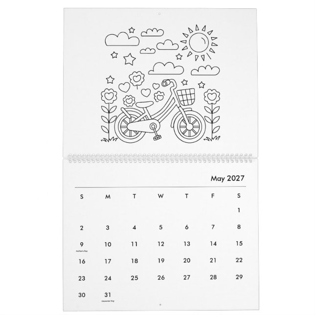 Niedlicher Kinderkalender Kalender (Mai 2027)