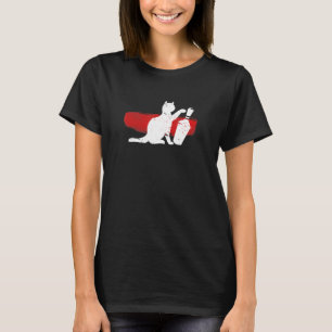 Niedlicher Kitty Bowler - Bowling-Button von einem T-Shirt