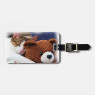 Niedlicher Kittyteddy-Bär Gepäckanhänger