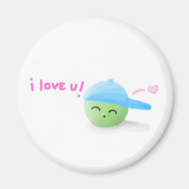 niedlicher Kiwibaby-Magnet Magnet (Vorne)