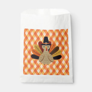 Niedlicher, klassischer/Vintager Erntedank Türkei Geschenktütchen