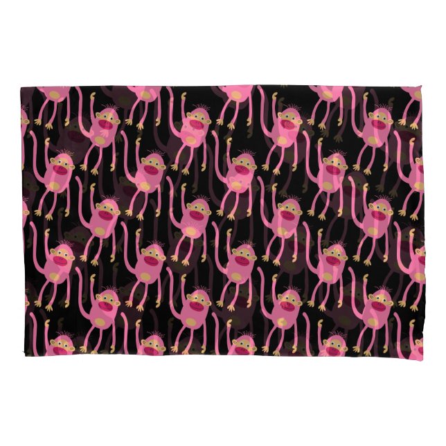 Niedlicher kleiner Affe Kissenbezug (Vorderseite)